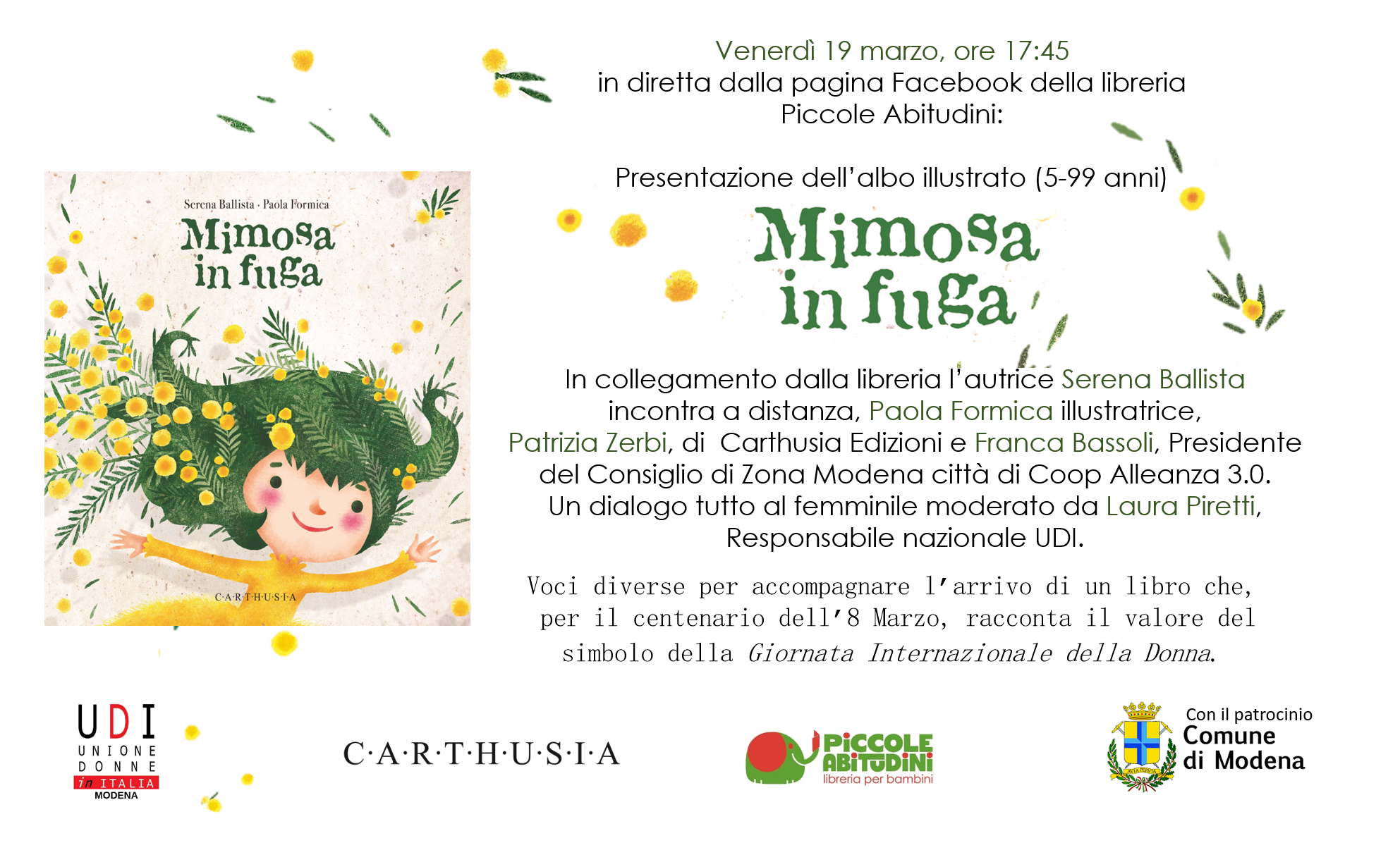 Presentazione “Mimosa in fuga”