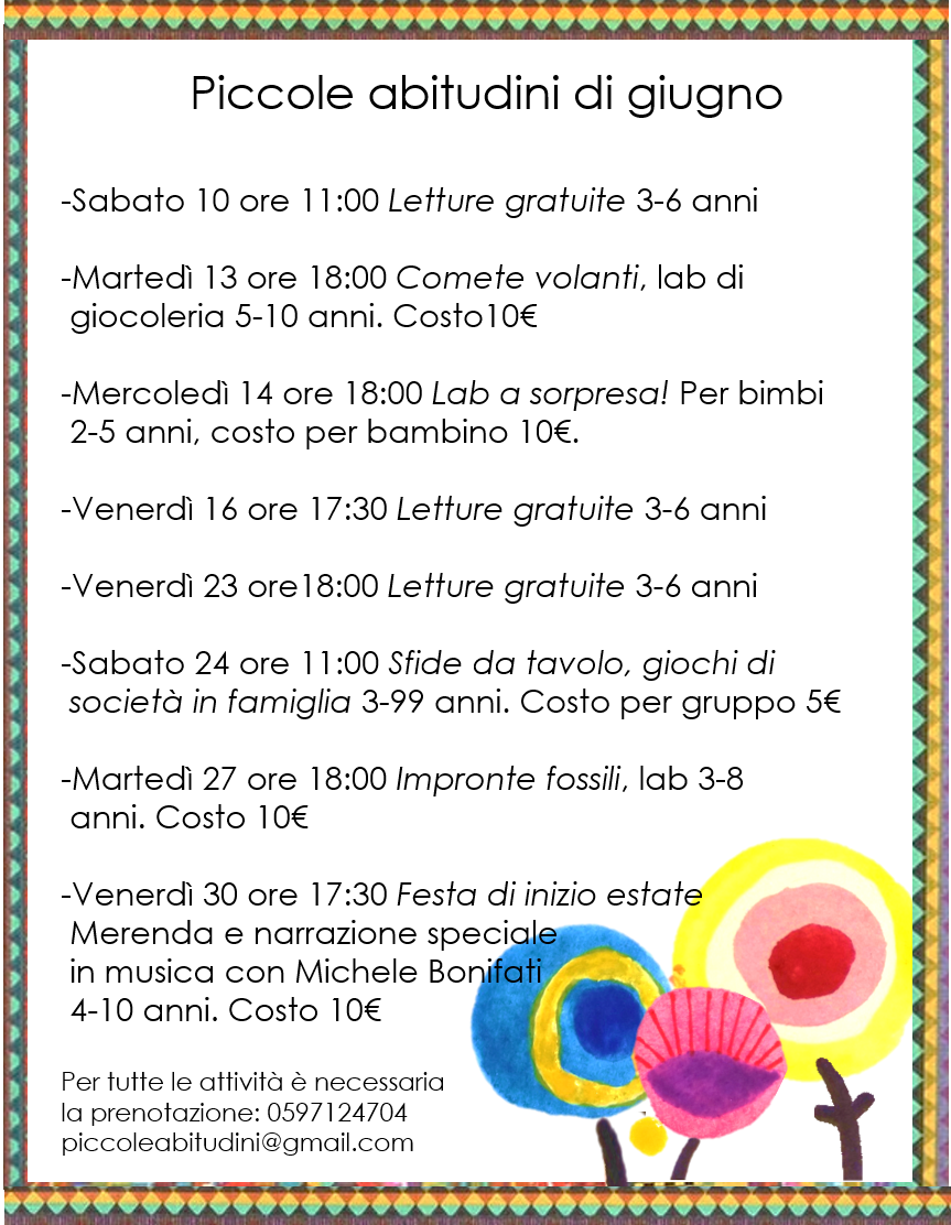 Calendario giugno