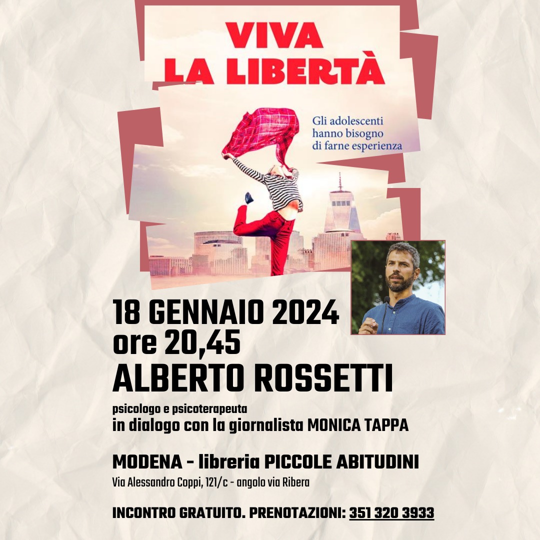 Giovedì 18/1 ore 20:45 incontro con Alberto Rosetti