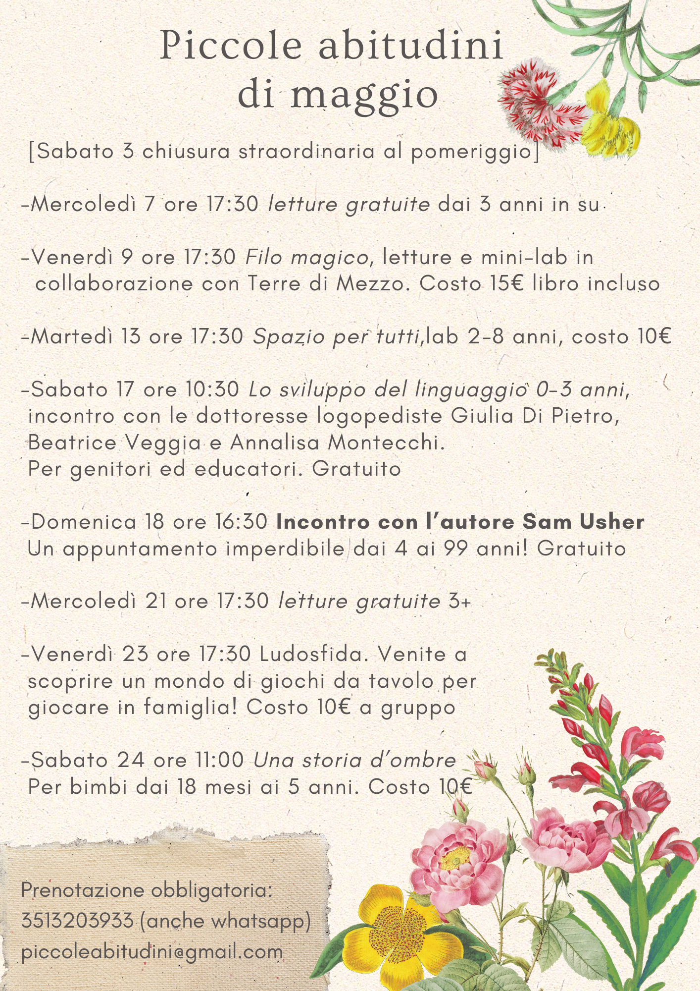 Calendario di maggio