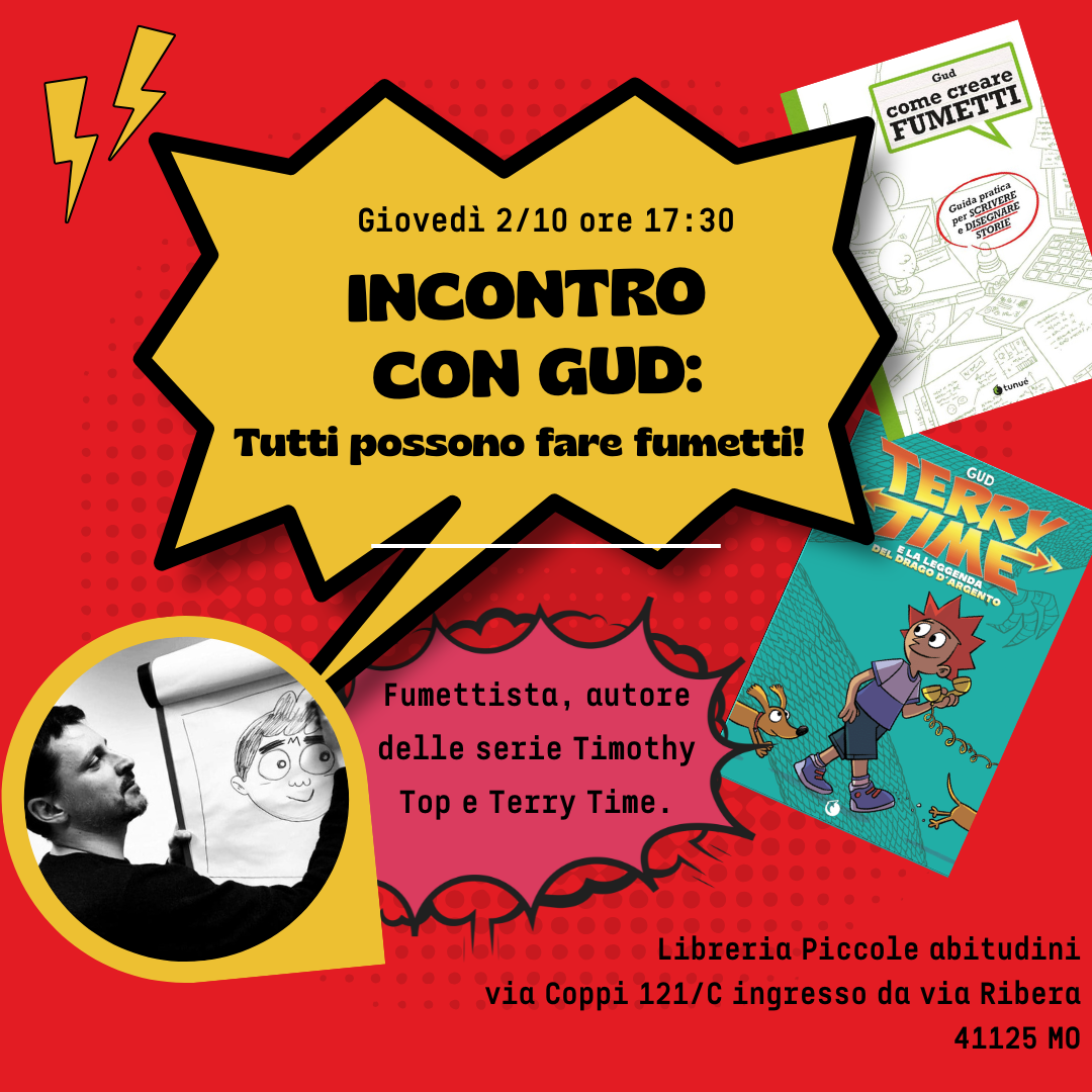 Giovedì 2/10 incontro con Gud!