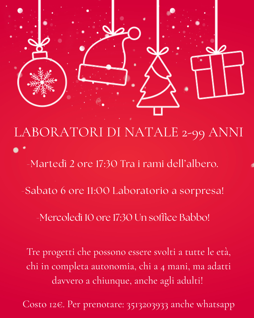Laboratori di Natale, speciale 2025